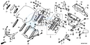 NT700VAB drawing UPPER COWL