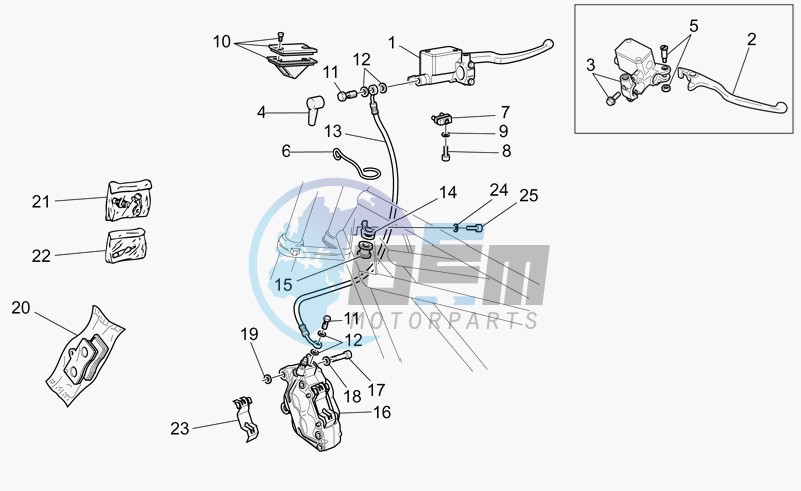 Front brake system