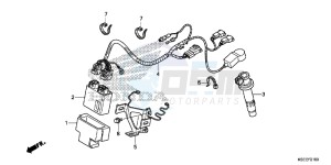 CRF150RE CRF150R Europe Direct - (ED) drawing WIRE HARNESS