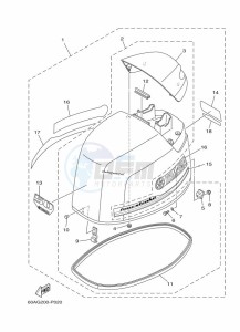 F50DETL drawing TOP-COWLING