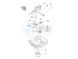 California 1400 Touring SE ABS 1380 drawing Oil filters