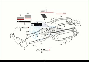 FIDDLE II 50 EFI (AF05W6-EU) (M2) drawing BODY COVER