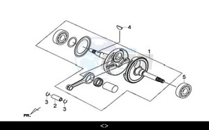 JOYRIDE 300 (LJ30W3-EU) (M3) drawing CRANK SHAFT COMP