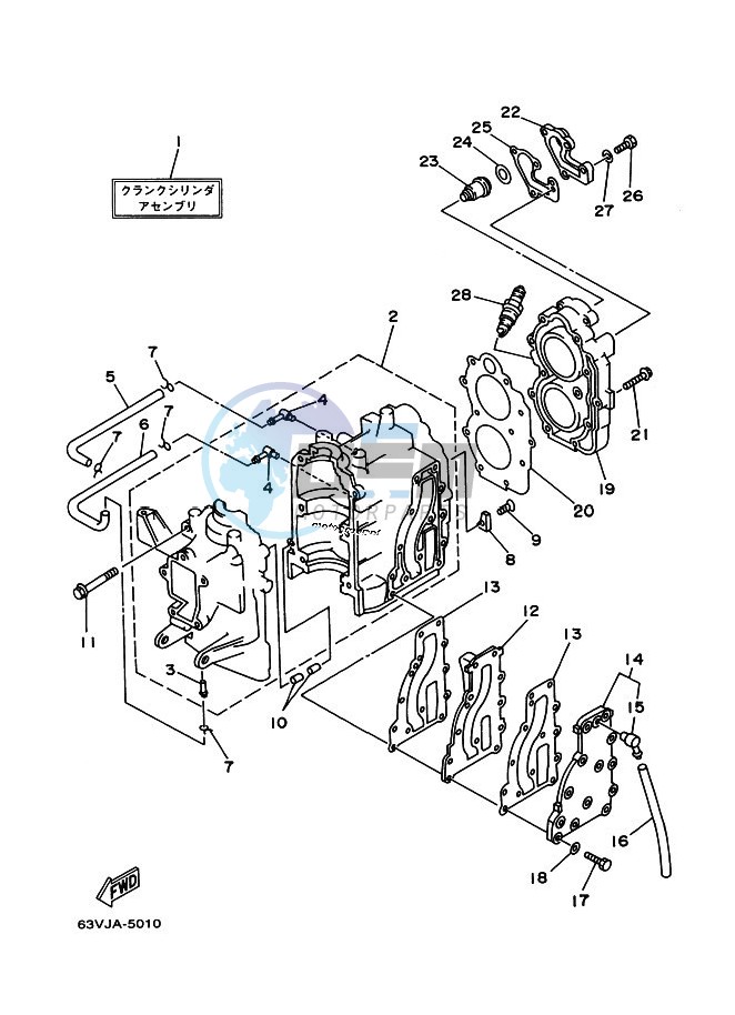 CYLINDER--CRANKCASE