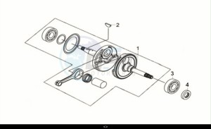 JOYMAX Z+ 300 (LW30W2-EU) (E5) (M1) drawing CRANK SHAFT