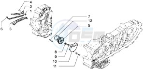 X9 500 drawing Pump group - Timing chain