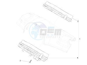 PRIMAVERA 50 4T 4V NOABS E2 (NAFTA) drawing Meter combination - Cruscotto