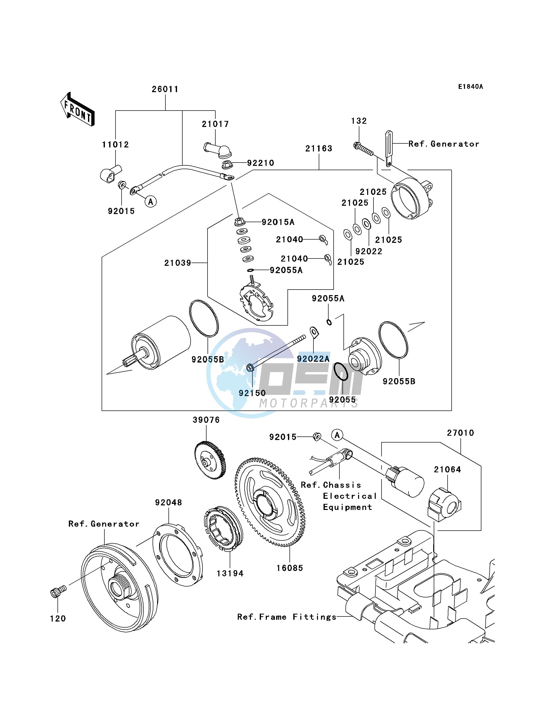 STARTER MOTOR-- F7F_F8F- -