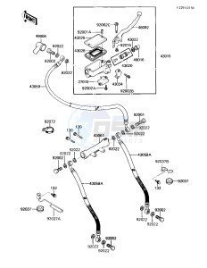 ZL 900 A [ELIMINATOR] (A1-A2) [ELIMINATOR] drawing FRONT MASTER CYLINDER