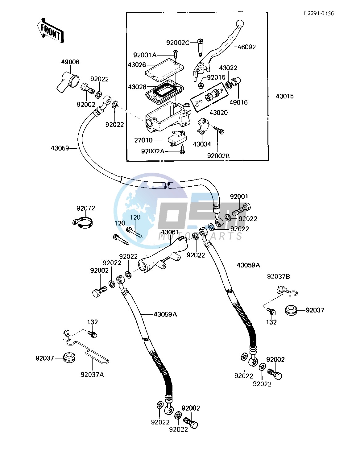 FRONT MASTER CYLINDER