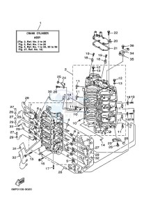 LZ150P drawing CYLINDER--CRANKCASE