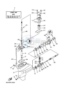 F15AEPL drawing PROPELLER-HOUSING-AND-TRANSMISSION-1