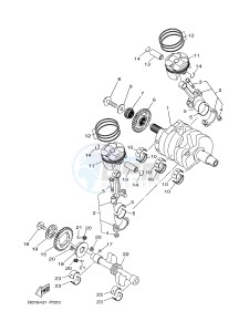 MTN-320-A MT-03 ABS (B084) drawing CRANKSHAFT & PISTON