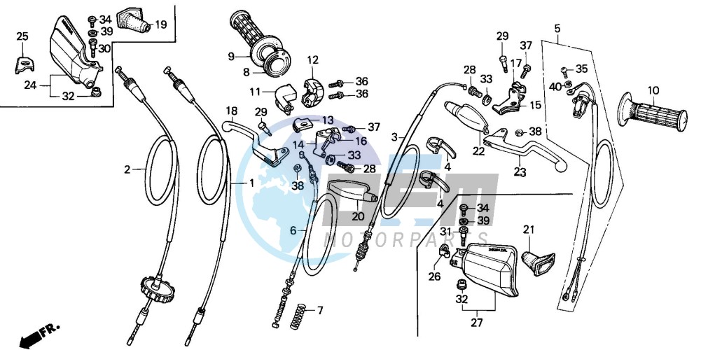 HANDLE LEVER/CABLE/SWITCH