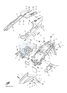 FJR1300A FJR1300-A FJR1300A ABS (B888) drawing FENDER