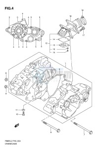 RM85 (P03) drawing CRANKCASE