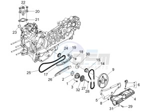 Beverly 250 e3 drawing Oil pump