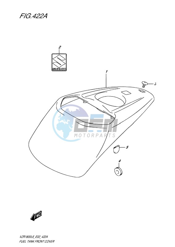 FUEL TANK FRONT COVER