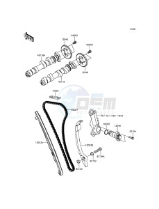 VERSYS_650 KLE650EFF XX (EU ME A(FRICA) drawing Camshaft(s)/Tensioner