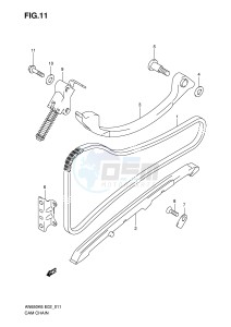 AN650 (E2) Burgman drawing CAM CHAIN