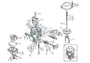 W16 500 drawing CARBURETOR