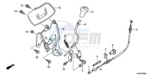 TRX420FPEC drawing SELECT LEVER