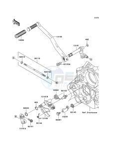 VN1600 MEAN STREAK VN1600B6F GB XX (EU ME A(FRICA) drawing Gear Change Mechanism