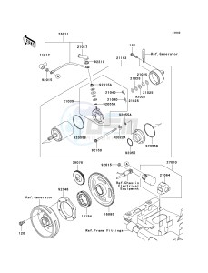 KVF 650 H [BRUTE FORCE 650 4X4I] (H7F-H8F) H8F drawing STARTER MOTOR