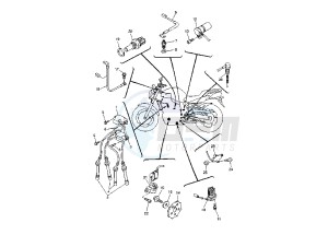 FZ6 600 drawing BATTERY