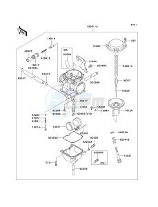 KL 125 D [KLR125] (D20-D22) [KLR125] drawing CARBURETOR