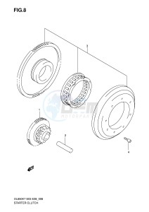 DL650 (E3-E28) V-Strom drawing STARTER CLUTCH