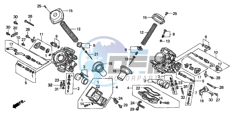 CARBURETOR (COMPONENT PARTS)