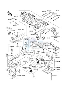 MULE 4010 DIESEL 4x4 KAF950FCF EU drawing Chassis Electrical Equipment