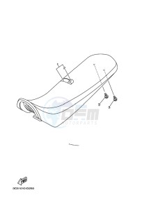 XT250 XT250P (B1UK) drawing SEAT