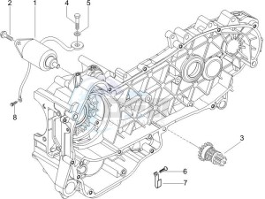 Liberty 200 4t Sport drawing Starter - Electric starter