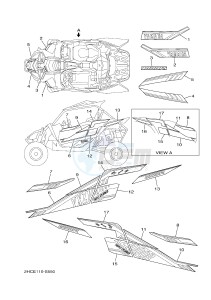 YXZ1000ES YXZ10YMSH YXZ1000R EPS SPECIAL EDITION (2HCF) drawing GRAPHICS