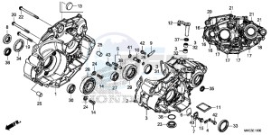 CRF450R Europe Direct - (ED) drawing CRANKCASE