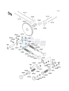 KAF 620 S [MULE 4010 TRANS4X4 HARDWOODS GREEN HD] (S9F-SAF) S9F drawing VALVE-- S- -_CAMSHAFT-- S- -