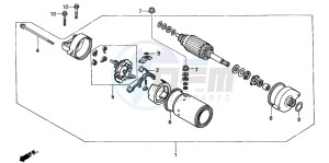 CBR900RR FIRE BLADE drawing STARTING MOTOR (CBR900RRY,1/RE1)