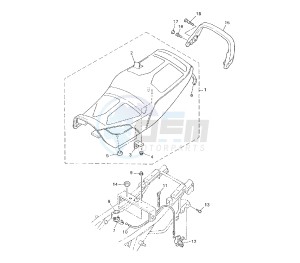 XJR 1300 drawing SEAT