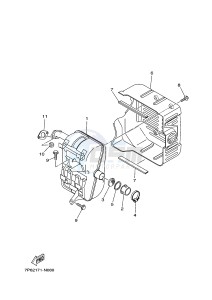 EF4000FW 358 (7P42 7P43) drawing EXHAUST