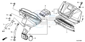 NC700XDE NC700XD 2ED - (2ED) drawing AIR CLEANER