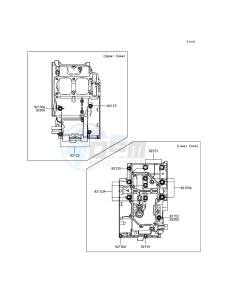 NINJA 300 ABS EX300BEFA XX (EU ME A(FRICA) drawing Crankcase Bolt Pattern