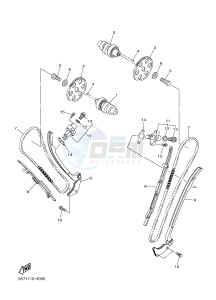 XVS950XR-A SCR950 SCR950 (BL34) drawing CAMSHAFT & CHAIN