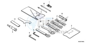 CB1100AE CB1100 ABS UK - (E) drawing TOOL