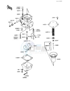 KZ 650 H [CSR] (H3) [CSR] drawing CARBURETOR PARTS -- 83 H3- -