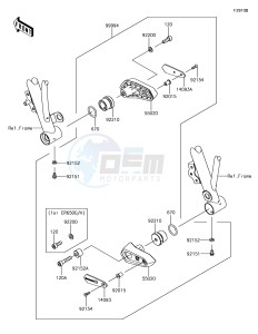 NINJA 650 EX650KHF XX (EU ME A(FRICA) drawing Accessory(Frame Slider)