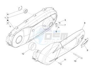 X10 350 4t 4v ie e3 drawing Crankcase cover - Crankcase cooling