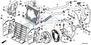 TRX500FM2G TRX500FM Europe Direct - (ED) drawing RADIATOR