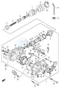 LT-A700X (E17) drawing FINAL BEVEL GEAR (FRONT)